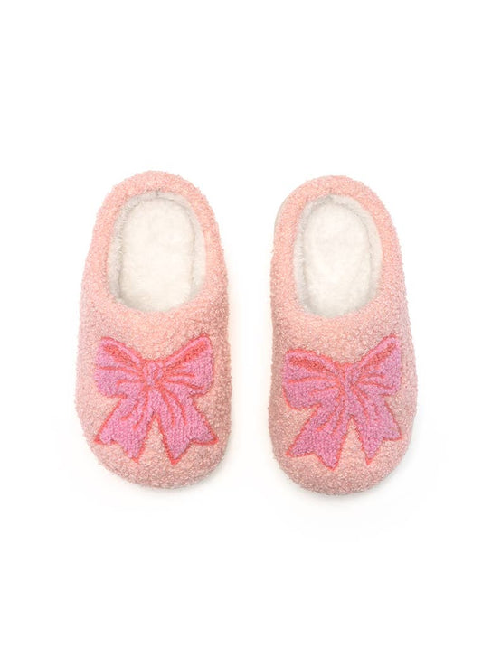 Indoor / Outdoor Slippers - Kids - Pretty Bows - Pink: BIG KIDS 1-3