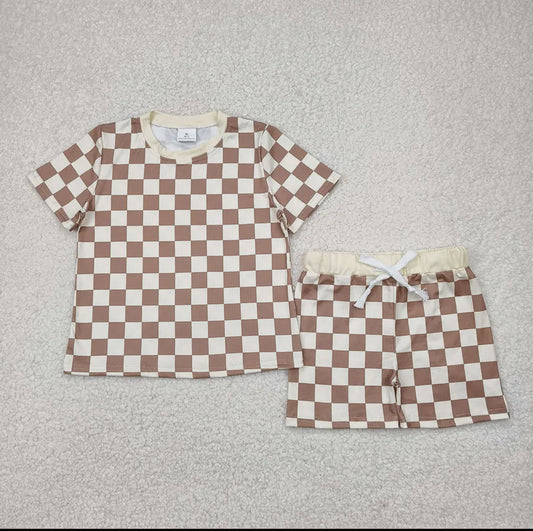 Unisex Checkered 2pc Outfit