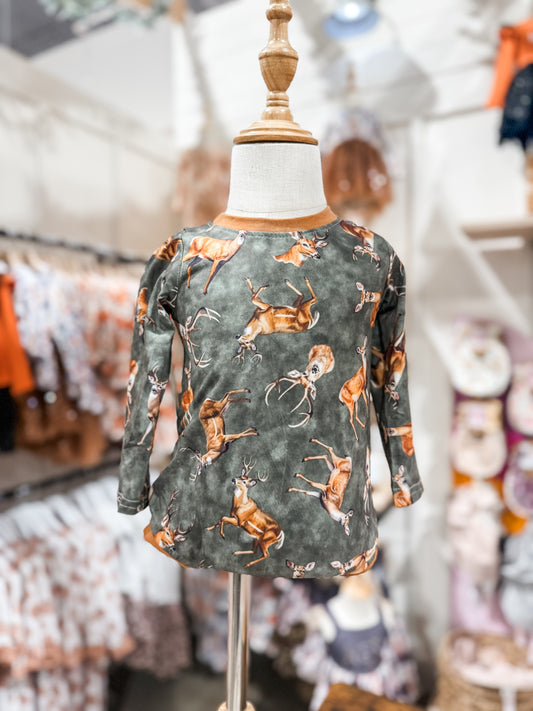 Little Deer Fall Onesie