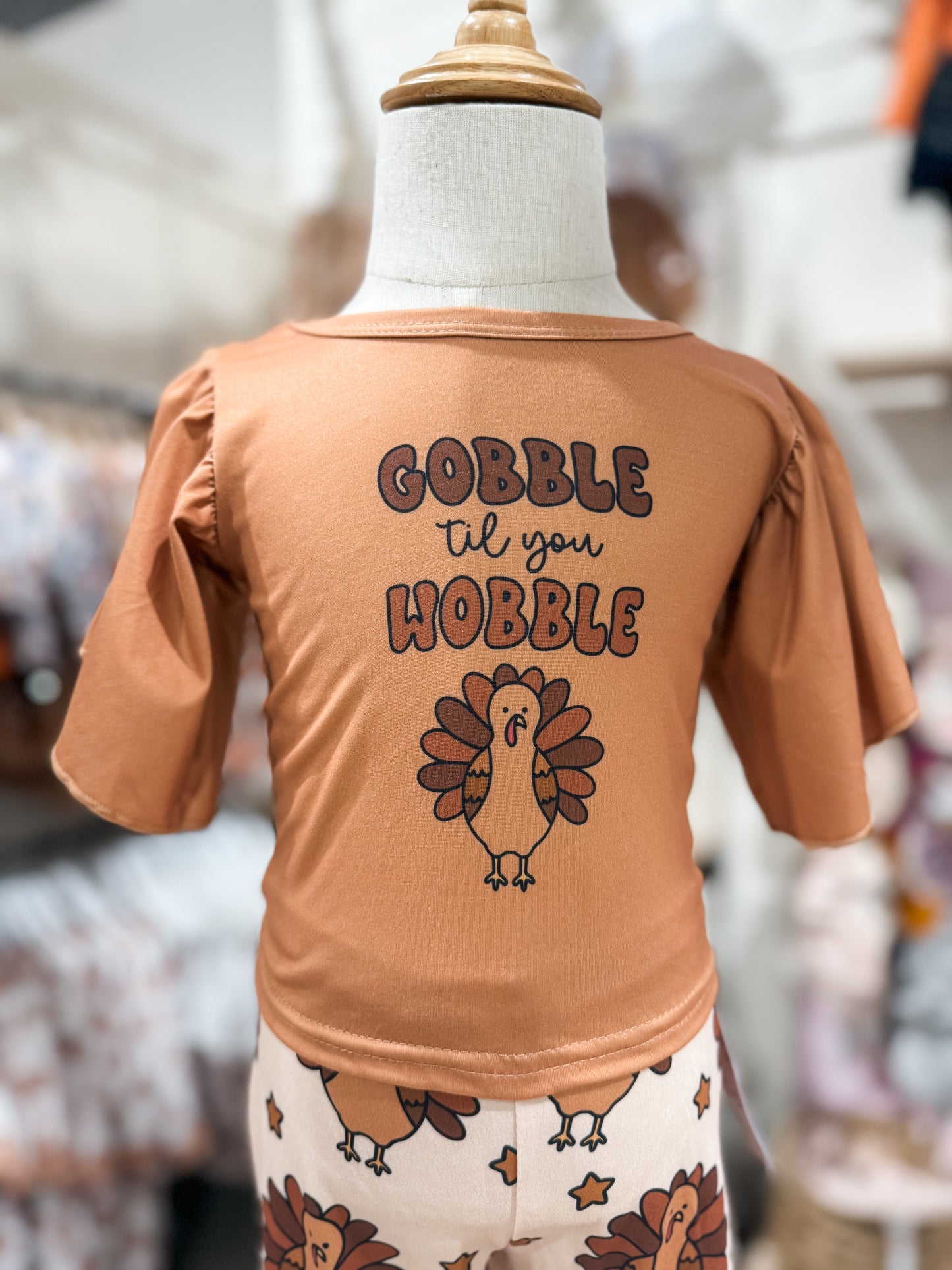 Gobble Till' You Wobble 2pc Bellbottom Set