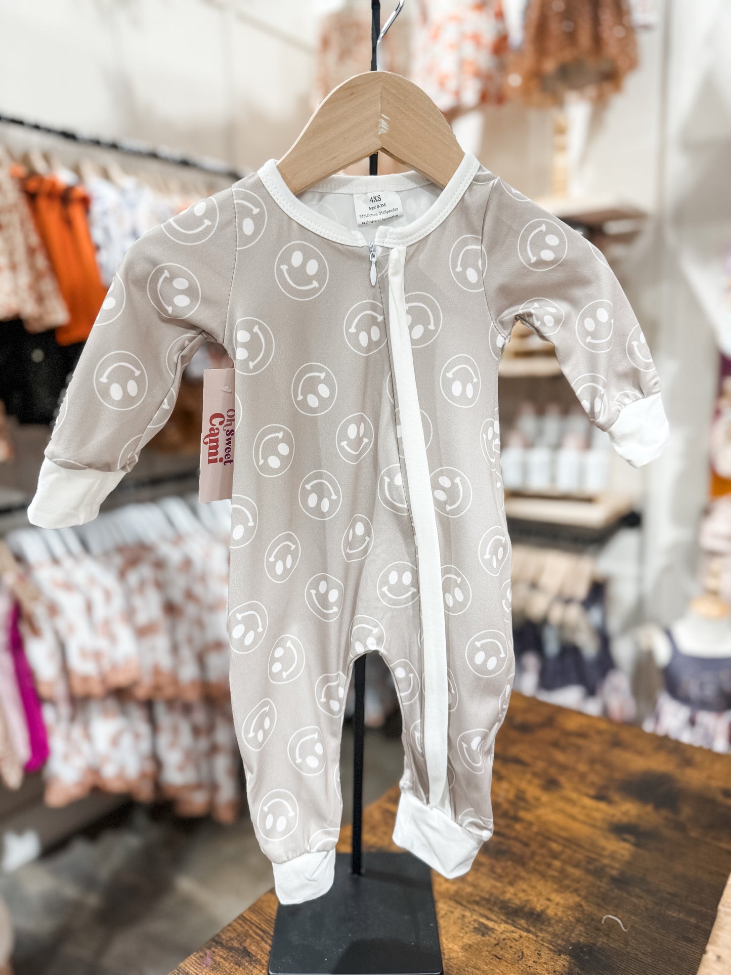 Smiley Neutral Onesie