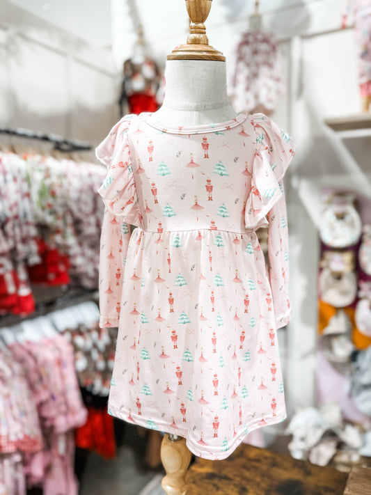 Pink Christmas Nutcracker Dress