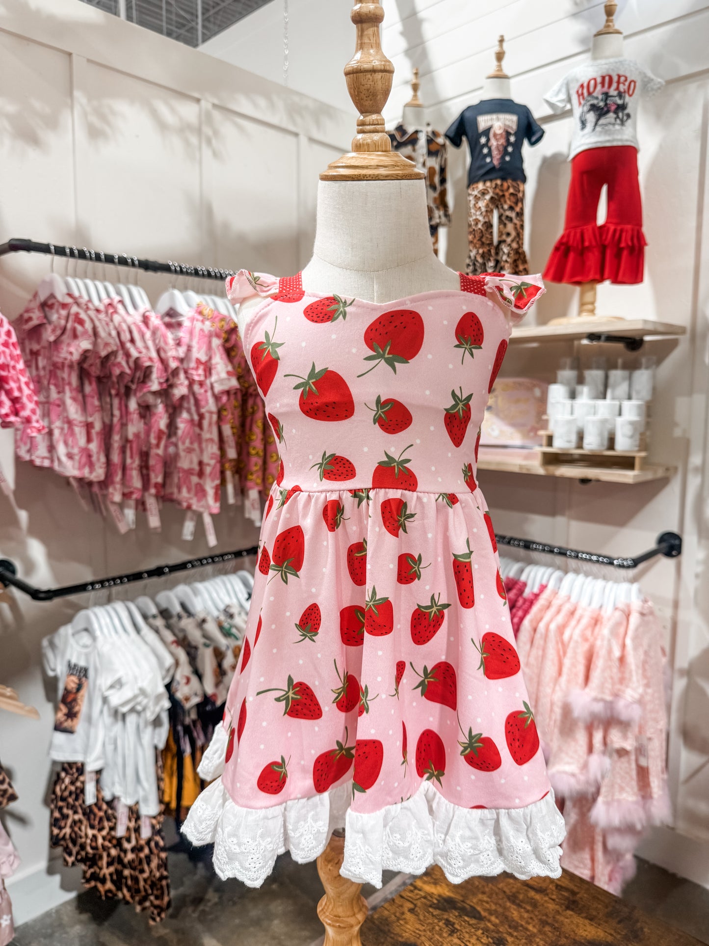 Girls Strawberry Dress