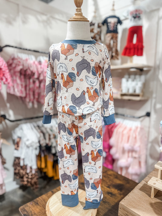 Kids Chicken Pajamas