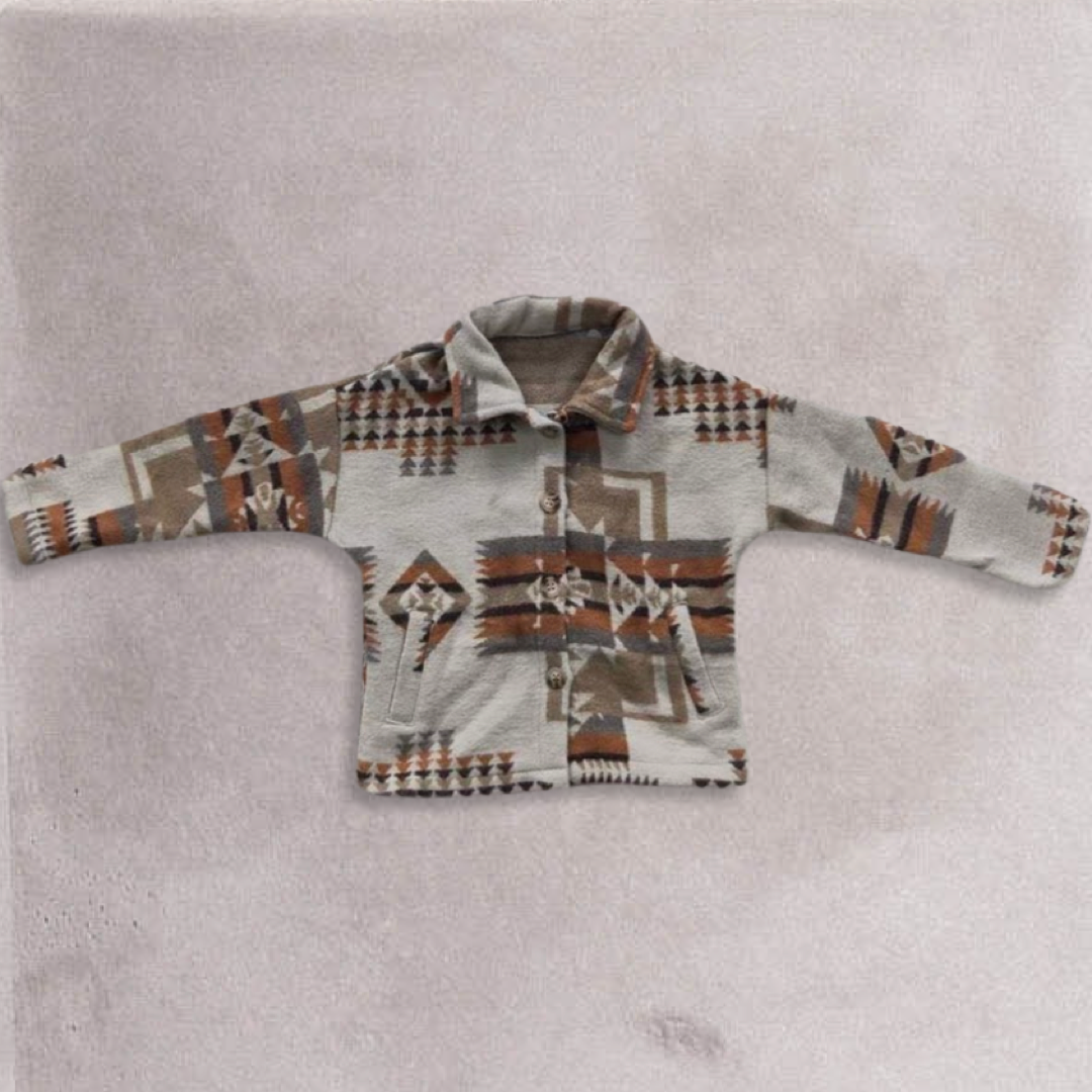 Western Aztec Brown Jacket
