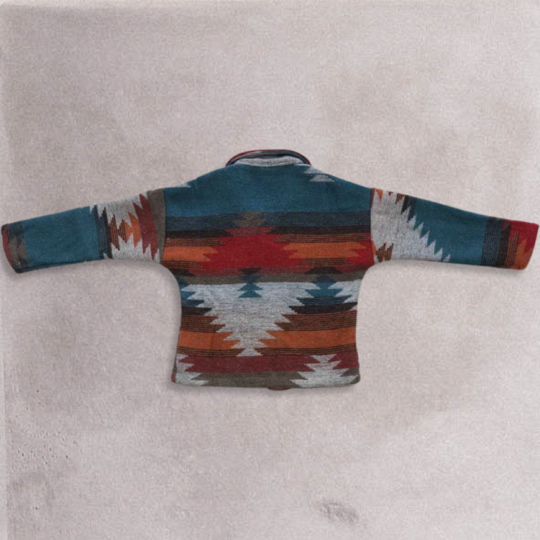 Western Aztec Blue Jacket
