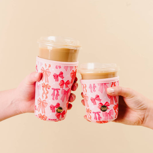 Sip Savvy Drink Sleeve-Blushing Bows Regular