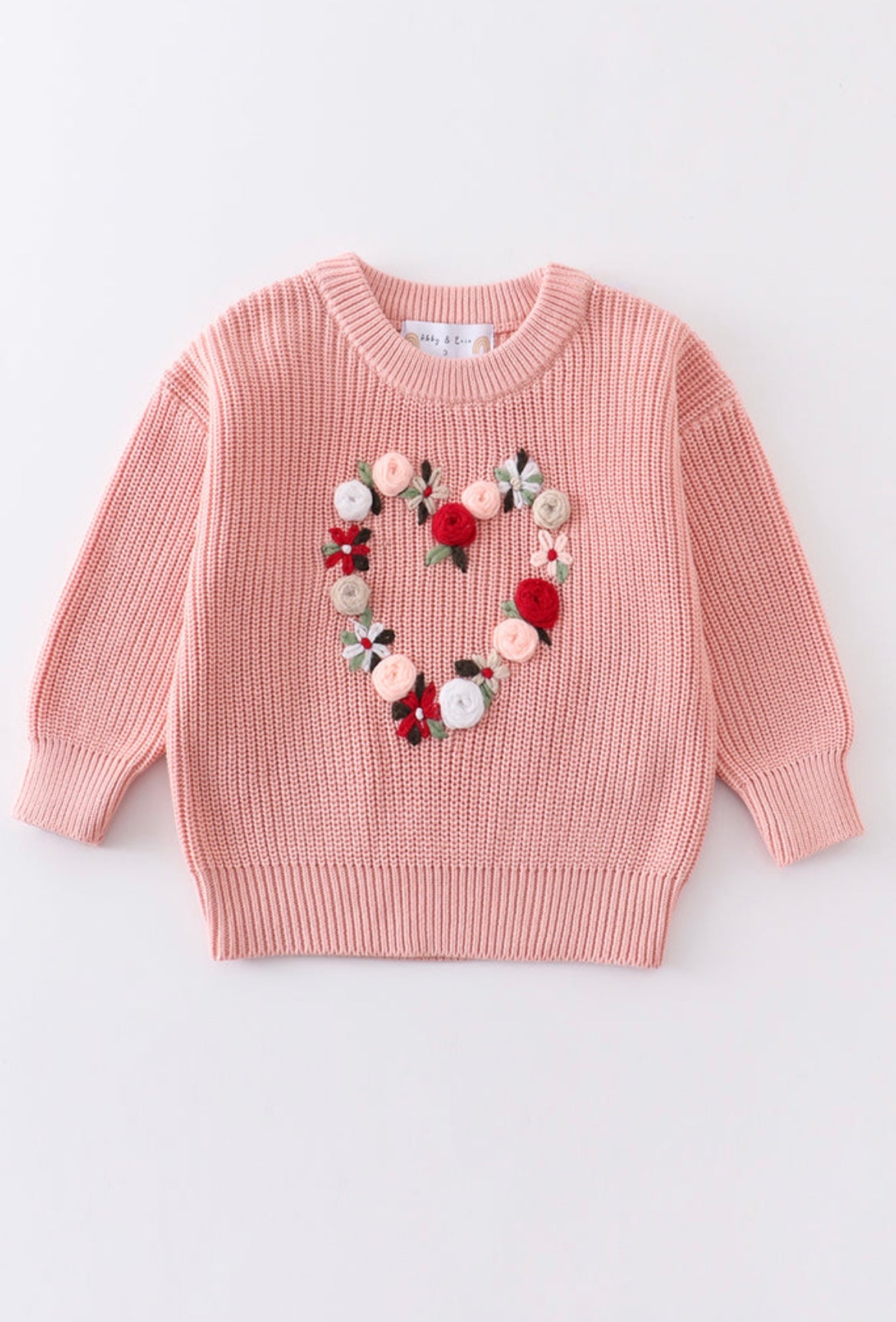 Valentine’s Day Hand Embroidered Sweater