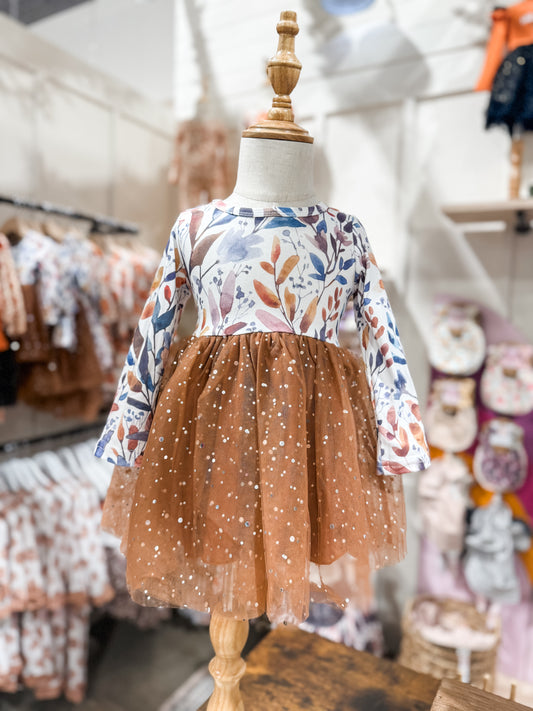 Girls Fall Tulle Dress