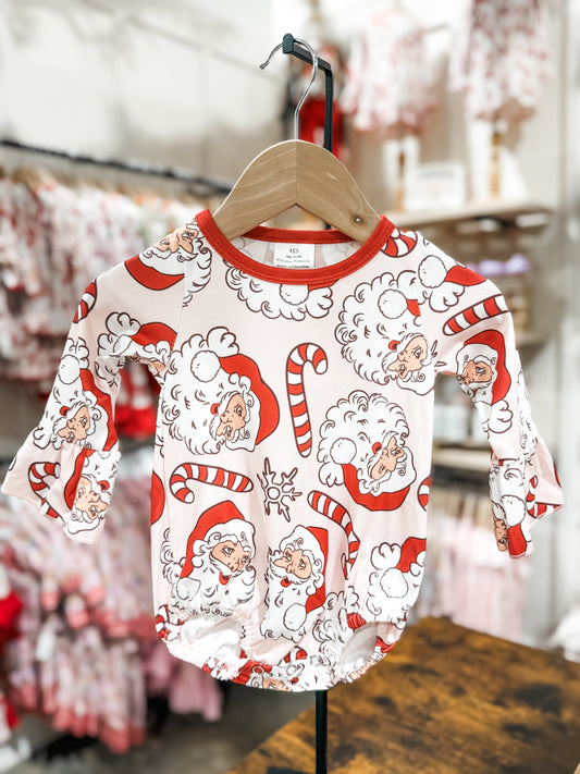 Pink Santa Onesie