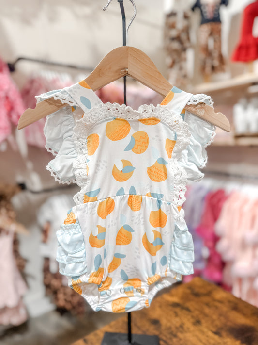 Baby Girl Citrus Bubble Onesie