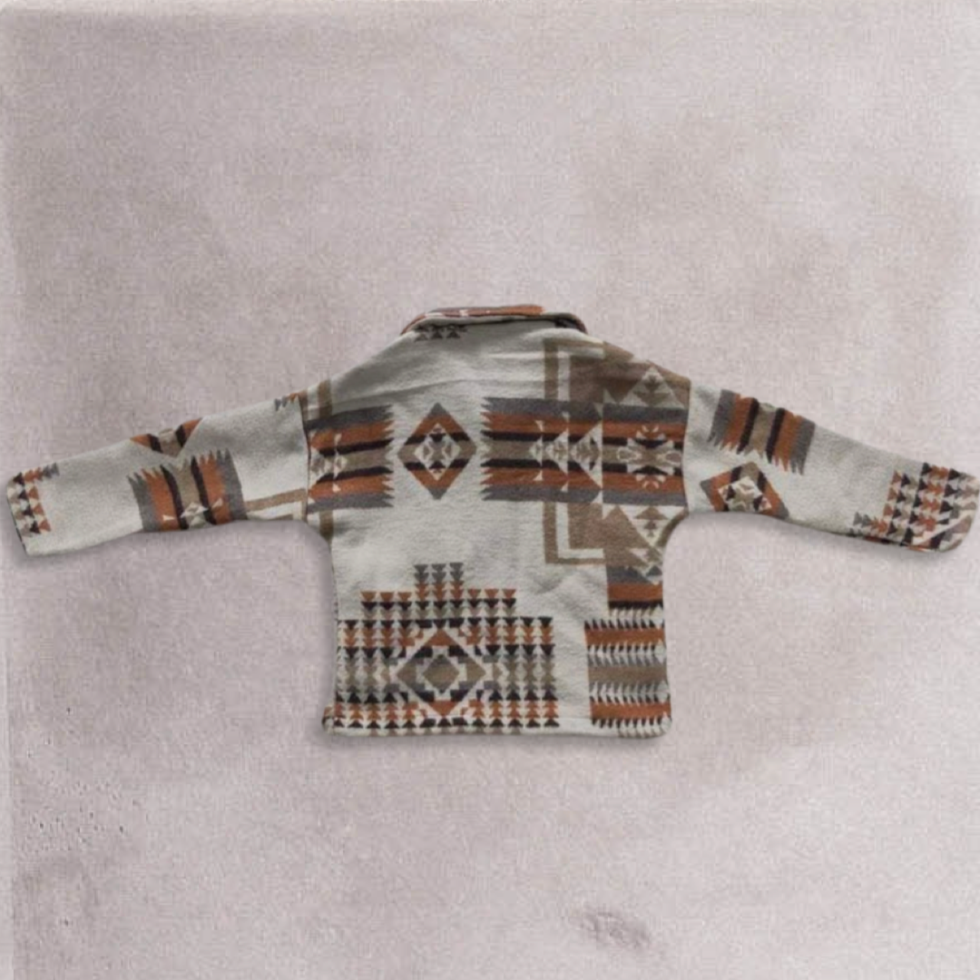 Western Aztec Brown Jacket