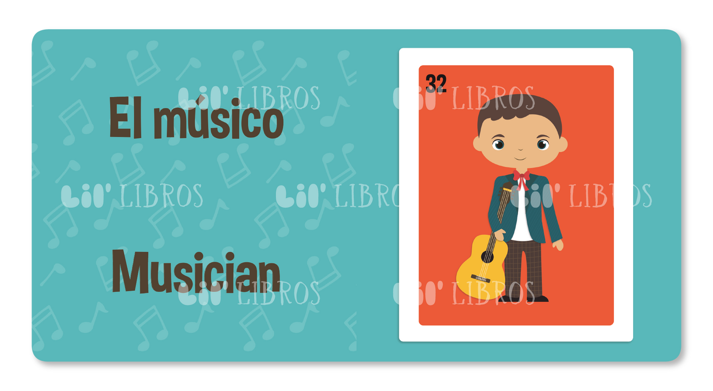 Loteria: More First Words / Más primeras palabras (Bilingual: English and Spanish)